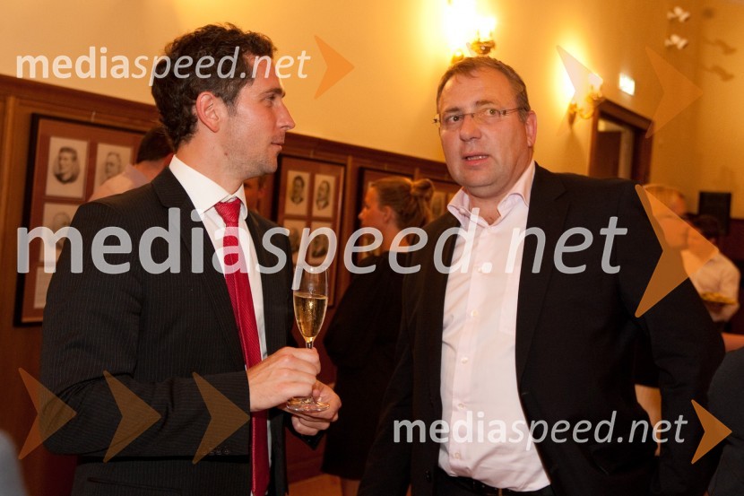 Miha Žerko, predsednik uprave SRC in Roman Koritnik, generalni direktor IBM SlovenijaFestival Ljubljana 2011: Koncert kitajskega filharmoničnega orkestra Hangdžov