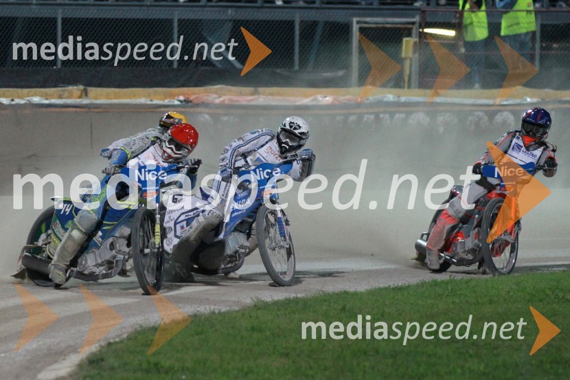 Antonio Lindback (Švedska), Emil Sayfutdinov (Rusija), Matej Žagar (Slovenija), Andreas Jonsson (Švedska)Speedway Grand Prix 2011, VN Italije - 6. dirka