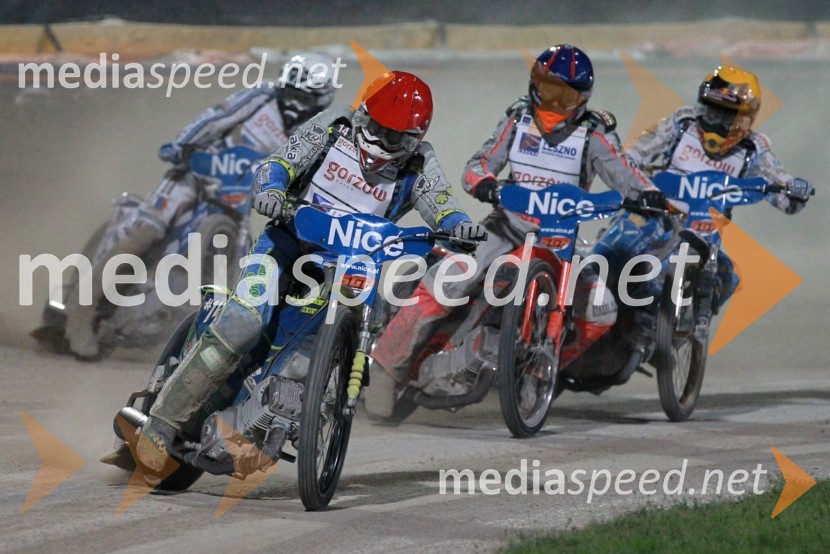 Matej Žagar (Slovenija), Antonio Lindback (Švedska), Andreas Jonsson (Švedska), Emil Sayfutdinov (Rusija)Speedway Grand Prix 2011, VN Italije - 6. dirka