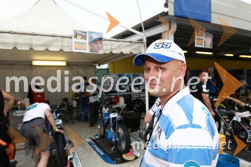 Franci Žagar, oče Mateja ŽagarjaSpeedway Grand Prix 2011, VN Italije - 6. dirka