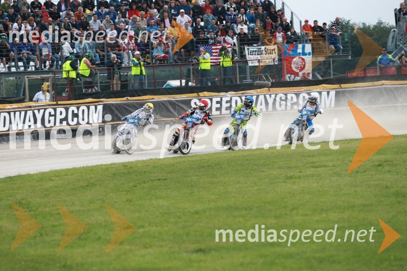 Matej Žagar (Slovenija), Magnus Zetterstrom (Švedska), Kenneth Bjerre (Danska), Emil Sayfutdinov (Rusija)Speedway Grand Prix 2011, VN Italije - 6. dirka