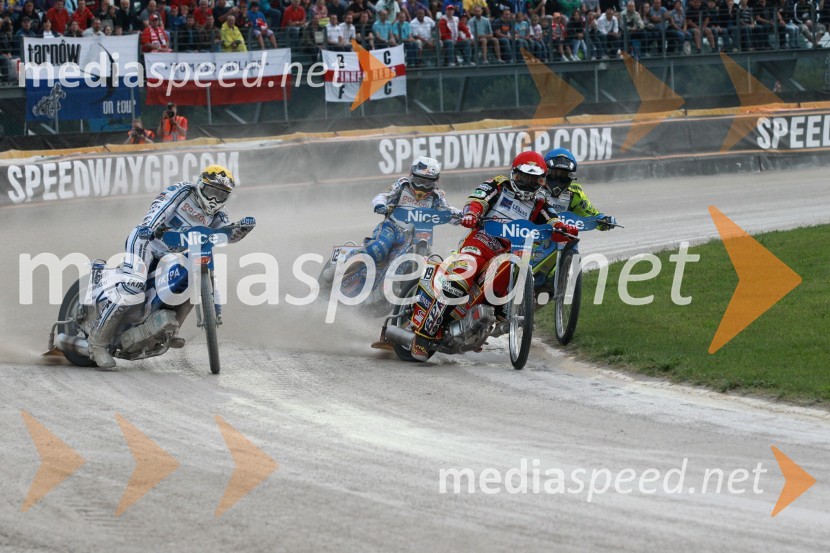 Matej Žagar (Slovenija),Emil Sayfutdinov (Rusija), Magnus Zetterstrom (Švedska), Kenneth Bjerre (Danska)Speedway Grand Prix 2011, VN Italije - 6. dirka