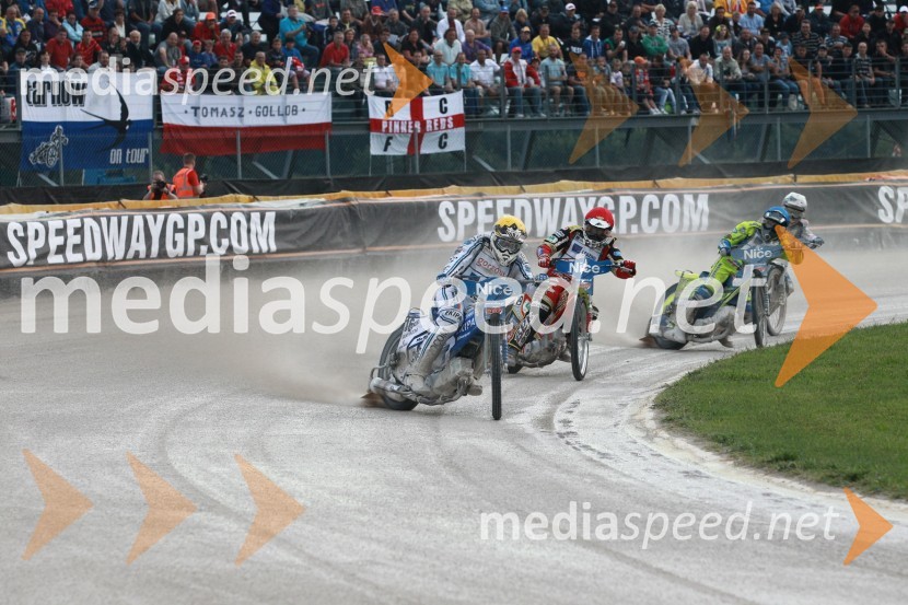 Matej Žagar (Slovenija), Magnus Zetterstrom (Švedska), Kenneth Bjerre (Danska), Emil Sayfutdinov (Rusija)Speedway Grand Prix 2011, VN Italije - 6. dirka