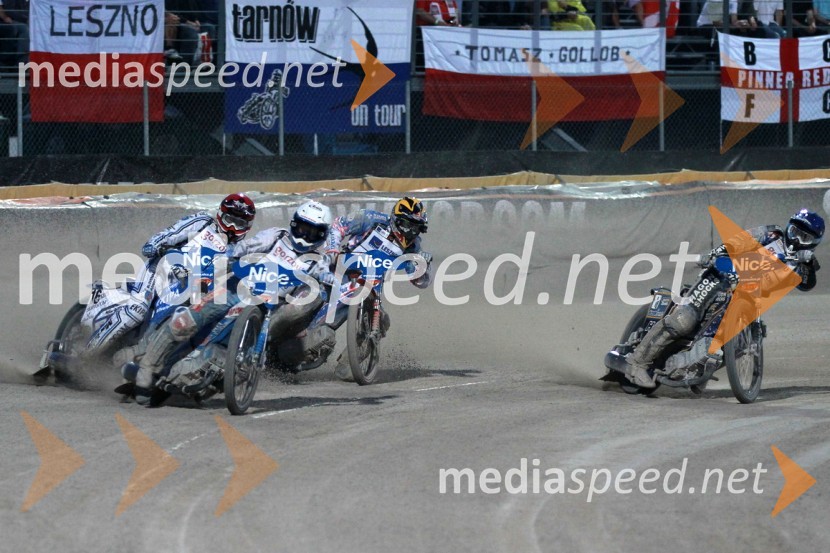 Matej Žagar (Slovenija), Nicki Pedersen (Danska), Jason Crump (Avstralija) in Chris Holder (Avstralija)Speedway Grand Prix 2011, VN Italije - 6. dirka