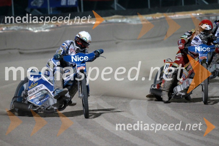 Rune Holta (Poljska) in Magnus Zetterstrom (Švedska)Speedway Grand Prix 2011, VN Italije - 6. dirka