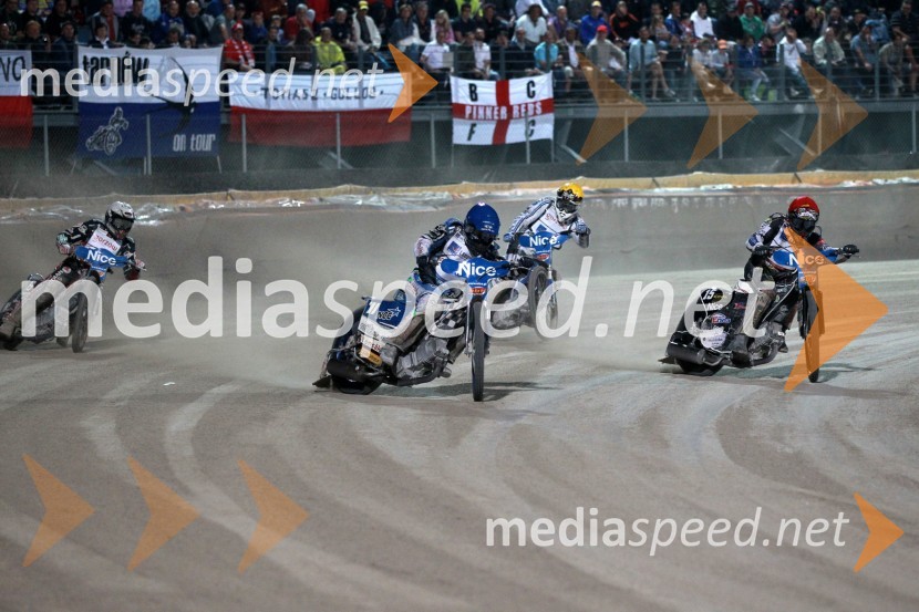 Chris Harris (Velika Britanija), Fredrik Lindgren (Švedska), Matej Žagar (Slovenija) in Janusz Kołodziej (Poljska)Speedway Grand Prix 2011, VN Italije - 6. dirka
