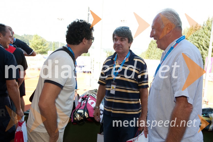 Patrick Vlačič, minister za promet, Tone Anderlič, politik in 	Marjan Gaberšek, nekdanji direktor velenjskega M Cluba, bivši podžupanVIP CUP 2011, 24. teniški turnir dvojic