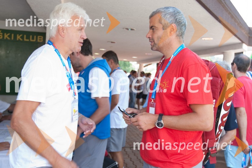 Andrej Šifrer, glasbenik in Saša Arsenovič, direktor podjetja S.Oliver SLOVIP CUP 2011, 24. teniški turnir dvojic