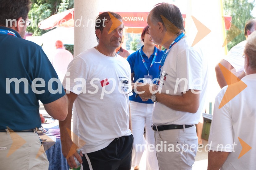 Karel Erjavec, politik in Rajko Djordjevič, direktor in odgovorni urednik VTV VelenjeVIP CUP 2011, 24. teniški turnir dvojic