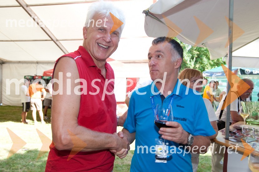 Andrej Šifrer, glasbenik in Dragan Spremo, Droga KolinskaVIP CUP 2011, 24. teniški turnir dvojic