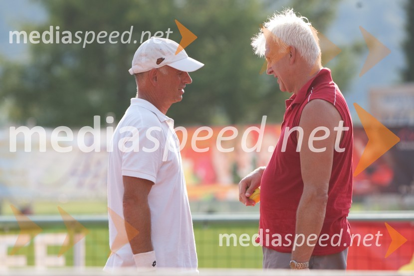 Janez Drobnič, politik in Andrej Šifrer, glasbenikVIP CUP 2011, 24. teniški turnir dvojic