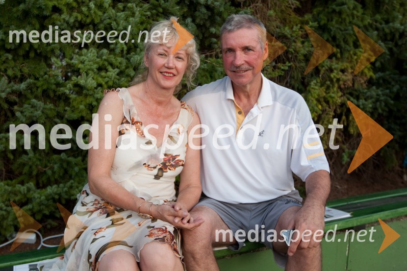 Jana in Jože Kavtičnik, starša rokometaša Vida KavtičnikaVIP CUP 2011, 24. teniški turnir dvojic