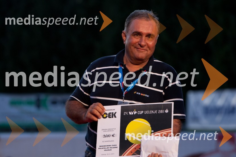 Bojan Budja, glavni urednik Slovenskih novicVIP CUP 2011, 24. teniški turnir dvojic