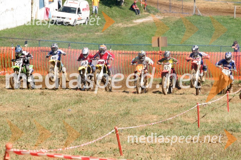Start v razredu podmladek do 80 ccmMOTOKROS, 6. dirka za DP, Orehova vas