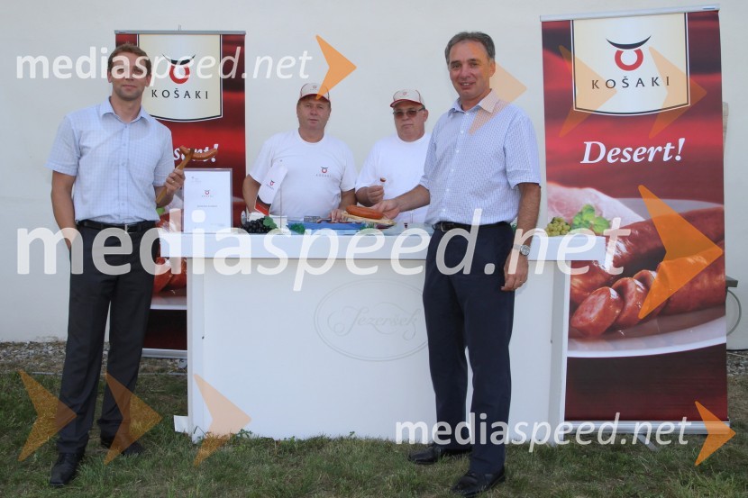 Jure Bojnec, direktor Košakov TMI, Smiljan Fingušt, Košaki TMISalon Traminec 2011