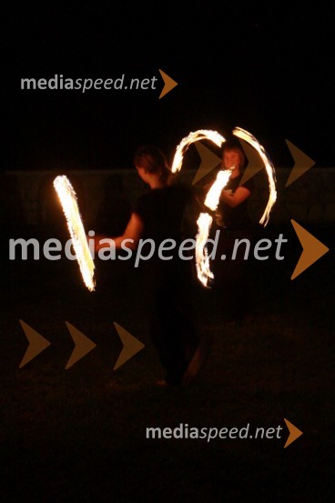 Maja Črešnik in Neža Cigler, poulični umetniciSalon Traminec 2011