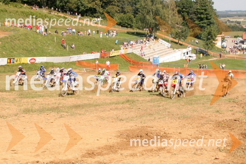 Start v razredu člani do 80 ccm in veteraniMOTOKROS, 6. dirka za DP, Orehova vas