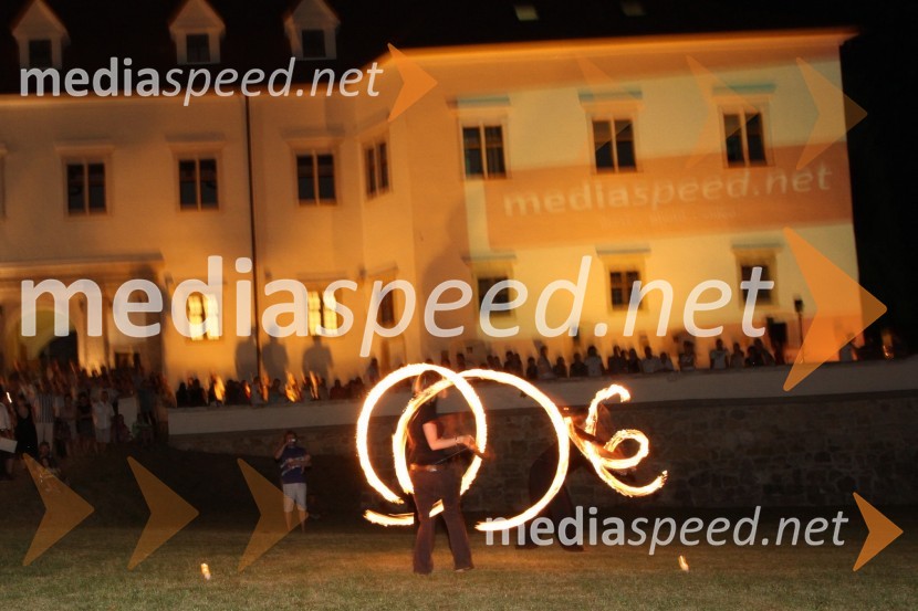 Neža Cigler in Maja Črešnik, poulični umetniciSalon Traminec 2011