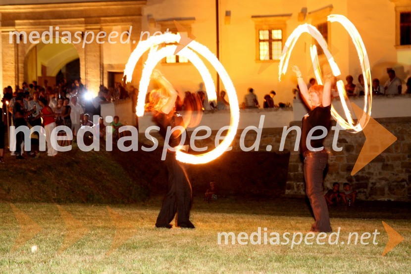 Maja Črešnik in Neža Cigler, poulični umetniciSalon Traminec 2011