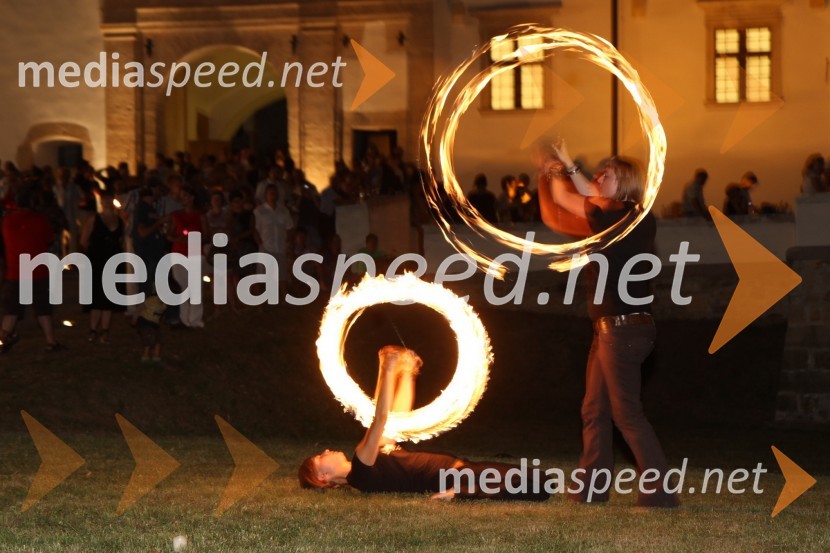 Maja Črešnik in Neža Cigler, poulični umetniciSalon Traminec 2011