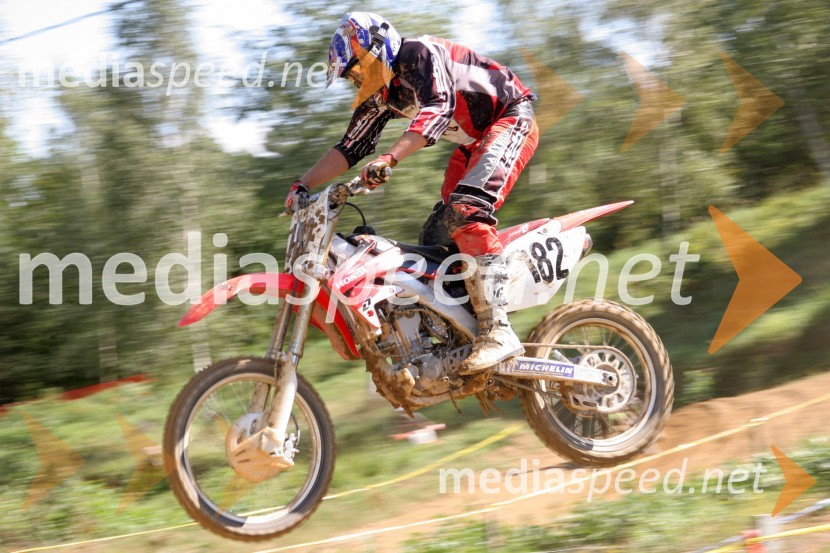 Ciril Jeraj (AMD Kranj)MOTOKROS, 6. dirka za DP, Orehova vas