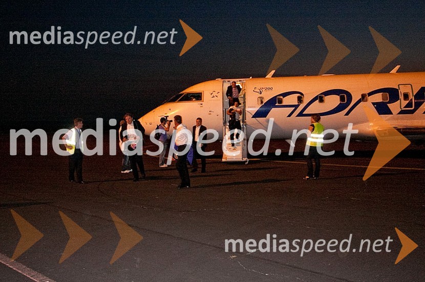 Vrnitev nogometašev NK Maribor po zmagi za Evropo nad Glasgow Rangers