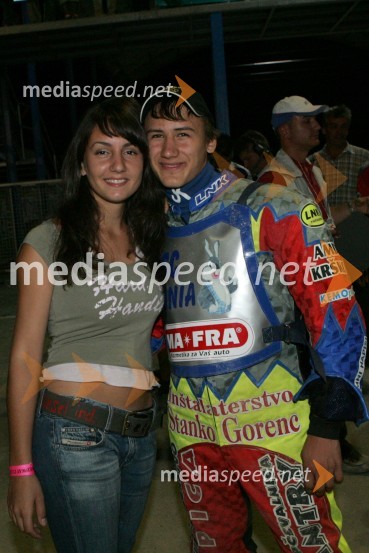 Samo Kukovica, AMD Krško in Darija Pavlic, sestra hrvaškega voznika Jurice PavlicaSPEEDWAY, 3. dirka ekipnega DP Slovenije, Hrvaške in Avstrije