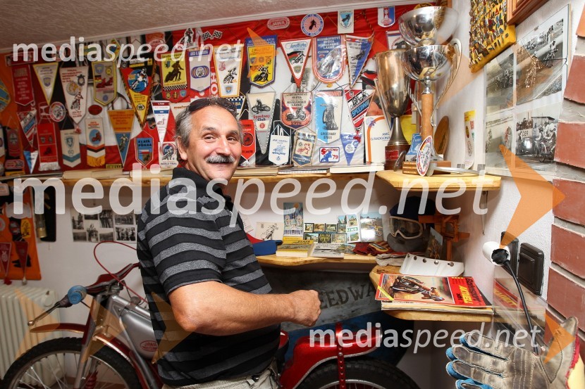 Krešo OmerzelAlbert Kocmut, otvoritev spominske speedway sobe