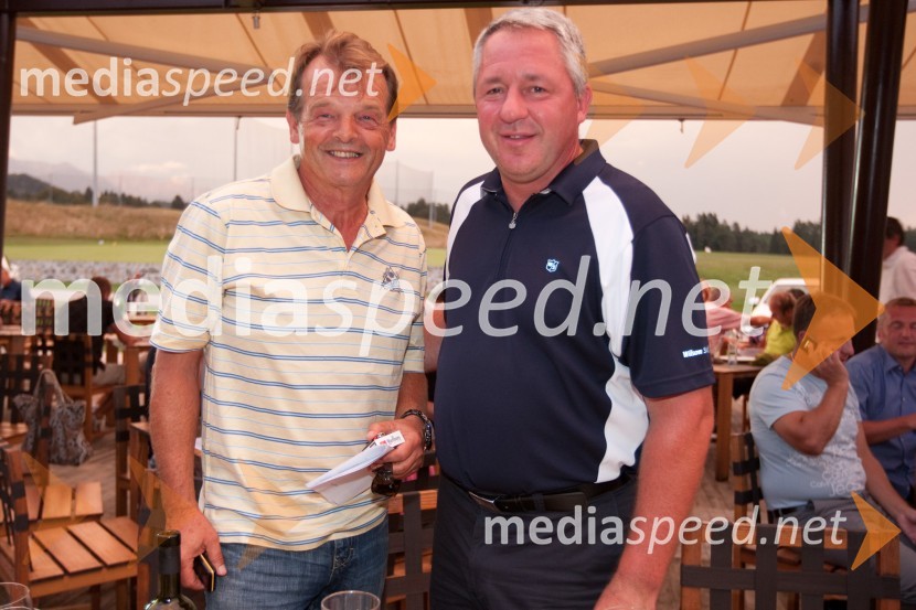 Bojan Ficko in Štefan Vöröš direktor AutocommerceMercedes Trophy 2011, golf turnir
