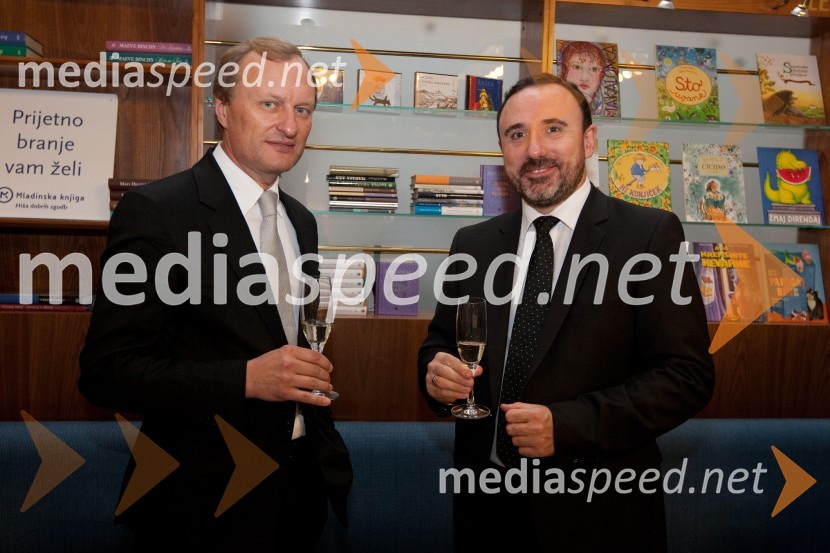 Gintautas Kėvišas, direktor Litovske nacionalne opere in Arūnas Gelūnas, minister za kulturo Republike LitveFestival Ljubljana 2011: Koncert opernih arij