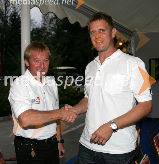 Bojan Križaj in Klemen Bergant, direktor alpskih disciplinPredstavitev in tiskovna konferenca alpske smučarske reprezentance za sezono 2006/07