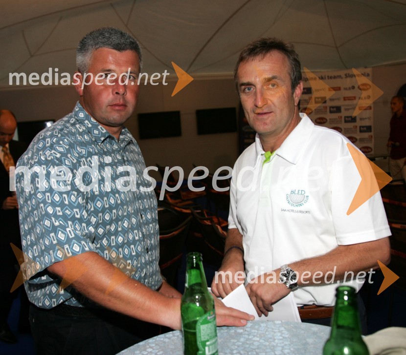 ... in Gerry Jekl, svetovalec za Golf ConsultantPredstavitev in tiskovna konferenca alpske smučarske reprezentance za sezono 2006/07