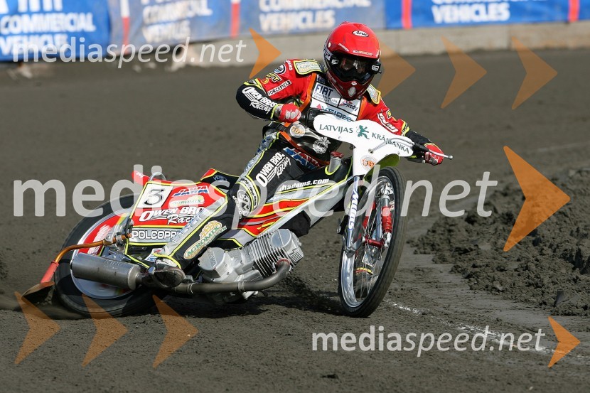 Leigh Adams  (Avstralija)SPEEDWAY GRAND PRIX, VN Latvije 2006, trening