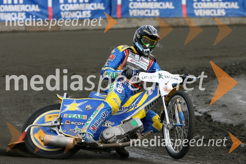 Andreas Jonsson (Švedska)SPEEDWAY GRAND PRIX, VN Latvije 2006, trening