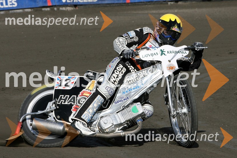 Lee Richardson (VBR)SPEEDWAY GRAND PRIX, VN Latvije 2006, trening