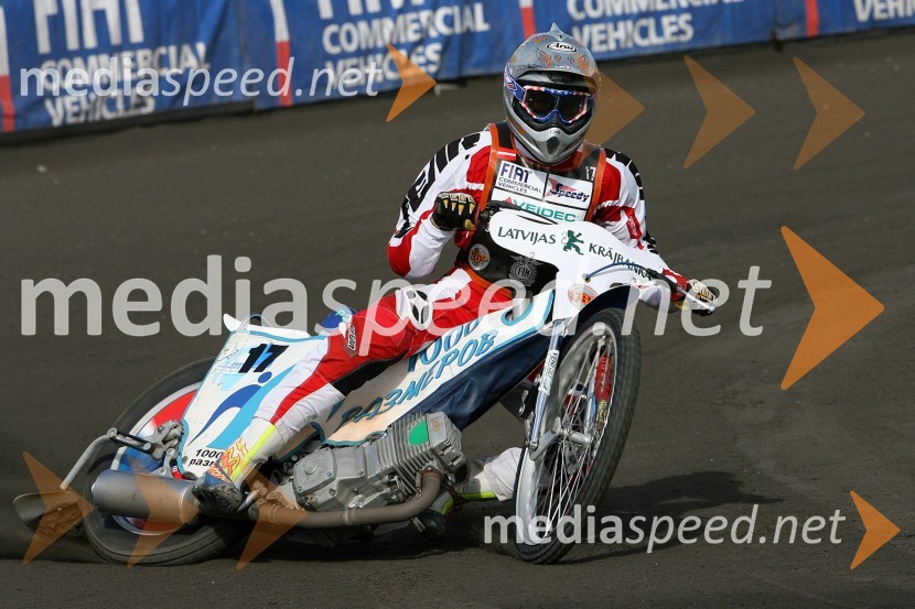 Grigorij Laguta (Latvija)SPEEDWAY GRAND PRIX, VN Latvije 2006, trening