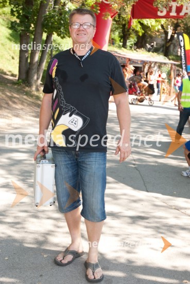 Niko Rakovec, moderatorDobrodelni tek okoli Blejskega jezera 2011