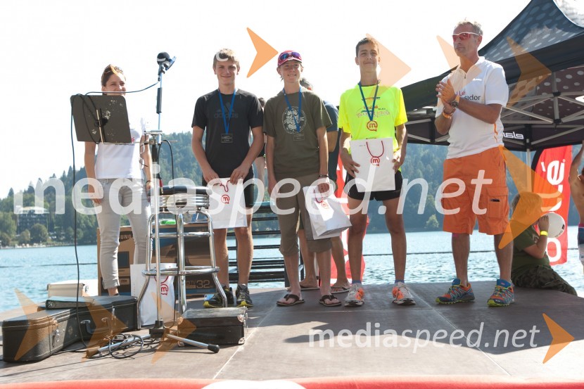 Najboljši v skupini smrkavciDobrodelni tek okoli Blejskega jezera 2011