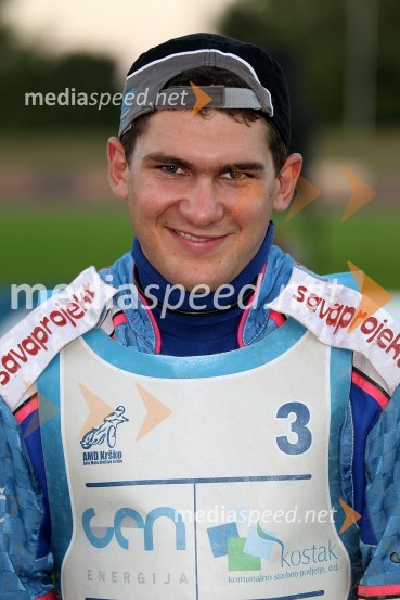 Matija Duh (AMD Krško)Speedway, državno prvenstvo posameznikov Slovenije in Hvaške, 4. dirka - finale