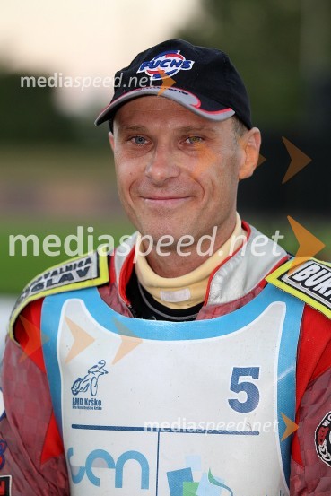 Denis Štojs (AMD Krško)Speedway, državno prvenstvo posameznikov Slovenije in Hvaške, 4. dirka - finale