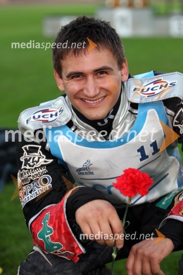 Samo Kukovica (AMD Krško)Speedway, državno prvenstvo posameznikov Slovenije in Hvaške, 4. dirka - finale