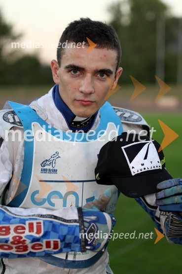 Jernej Pečnik (AMTK Ljubljana)Speedway, državno prvenstvo posameznikov Slovenije in Hvaške, 4. dirka - finale