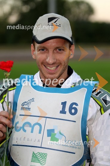 Aleš Kraljič (AMTK Ljubljana)Speedway, državno prvenstvo posameznikov Slovenije in Hvaške, 4. dirka - finale