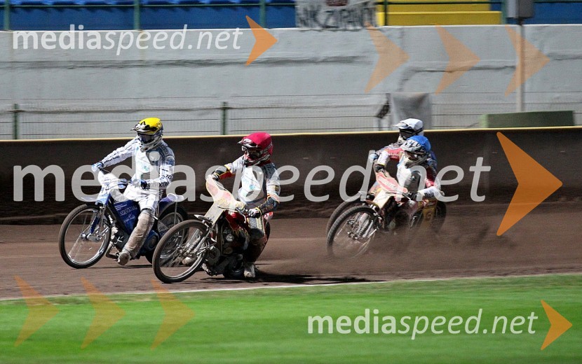 Matej Žagar (AMTK Ljubljana), Aleksander Čonda (AMD Krško), 	Jernej Pečnik (AMTK Ljubljana) in Matic Ivačič (AMD Krško)Speedway, državno prvenstvo posameznikov Slovenije in Hvaške, 4. dirka - finale