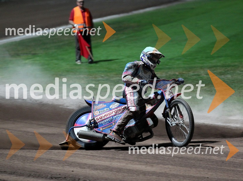 Matija Duh (AMD Krško)Speedway, državno prvenstvo posameznikov Slovenije in Hvaške, 4. dirka - finale