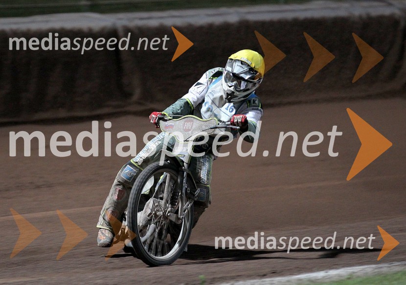 Aleš Kraljič (AMTK Ljubljana)Speedway, državno prvenstvo posameznikov Slovenije in Hvaške, 4. dirka - finale