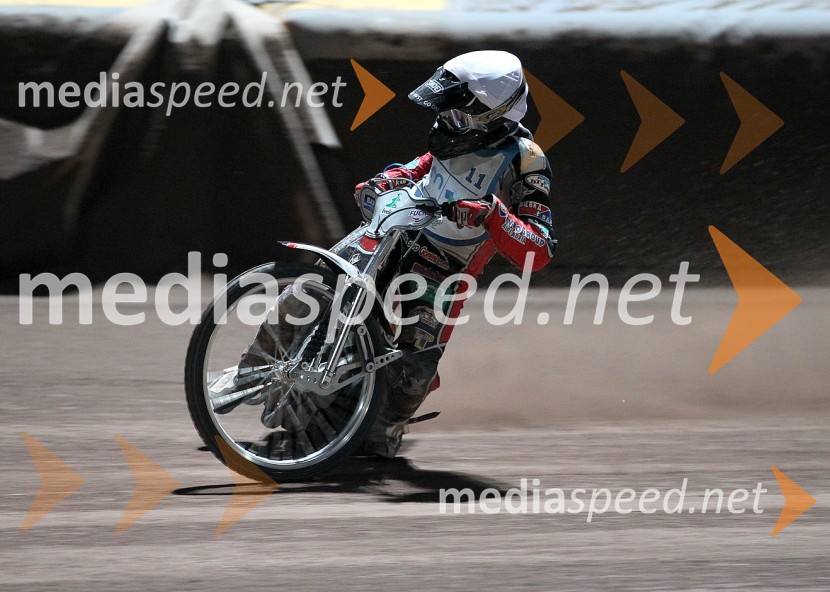 Samo Kukovica (AMD Krško)Speedway, državno prvenstvo posameznikov Slovenije in Hvaške, 4. dirka - finale