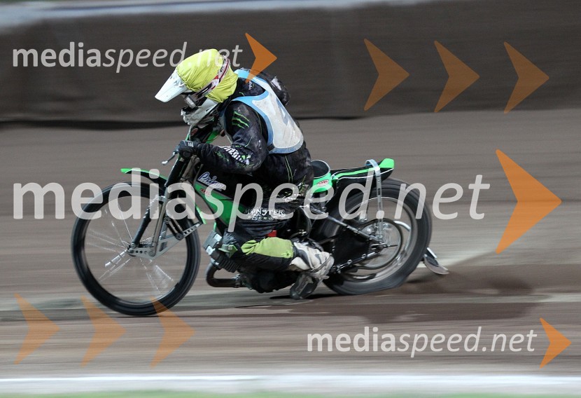 Žiga Radkovič (AMD Krško)Speedway, državno prvenstvo posameznikov Slovenije in Hvaške, 4. dirka - finale