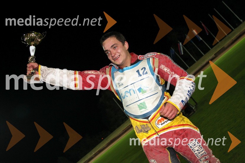 Matic Ivačič (AMD Krško), 3. mestoSpeedway, državno prvenstvo posameznikov Slovenije in Hvaške, 4. dirka - finale