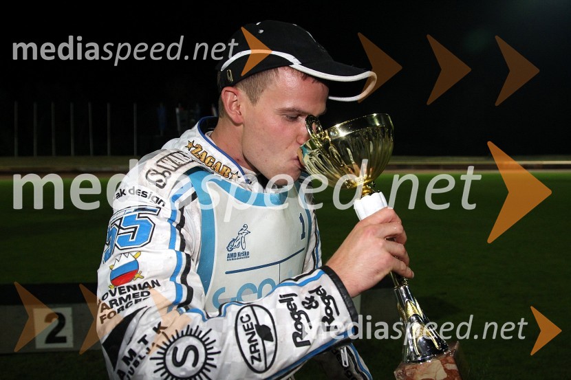 Matej Žagar (AMTK Ljubljana)Speedway, državno prvenstvo posameznikov Slovenije in Hvaške, 4. dirka - finale